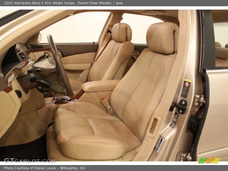  2003 S 430 4Matic Sedan Java Interior