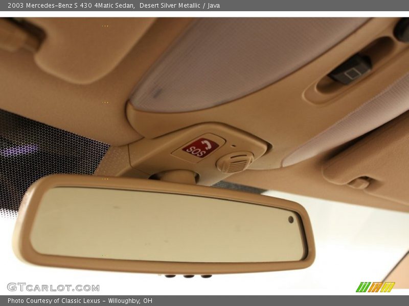 Desert Silver Metallic / Java 2003 Mercedes-Benz S 430 4Matic Sedan