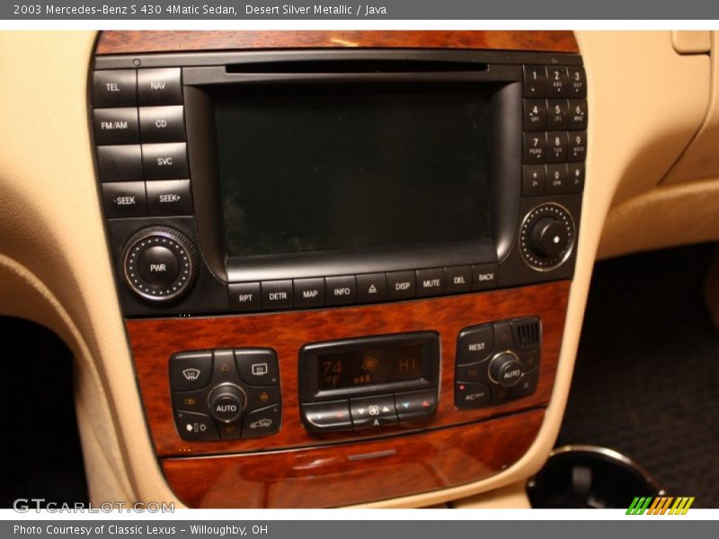 Desert Silver Metallic / Java 2003 Mercedes-Benz S 430 4Matic Sedan