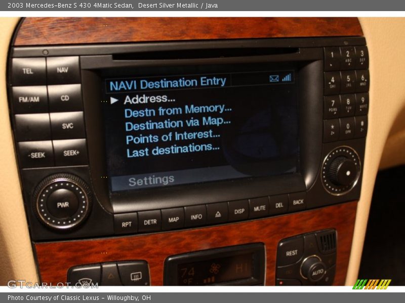 Desert Silver Metallic / Java 2003 Mercedes-Benz S 430 4Matic Sedan