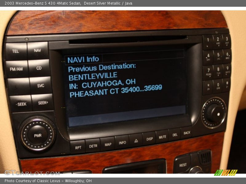 Desert Silver Metallic / Java 2003 Mercedes-Benz S 430 4Matic Sedan