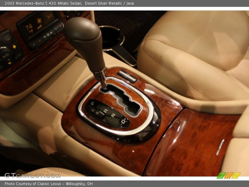  2003 S 430 4Matic Sedan 5 Speed Automatic Shifter