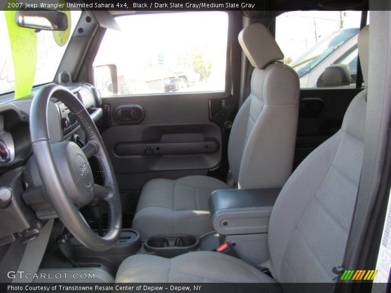 Black / Dark Slate Gray/Medium Slate Gray 2007 Jeep Wrangler Unlimited Sahara 4x4