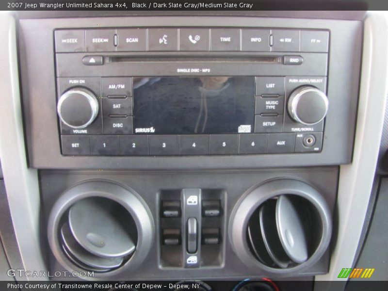 Black / Dark Slate Gray/Medium Slate Gray 2007 Jeep Wrangler Unlimited Sahara 4x4