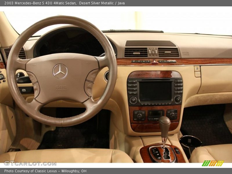 Desert Silver Metallic / Java 2003 Mercedes-Benz S 430 4Matic Sedan