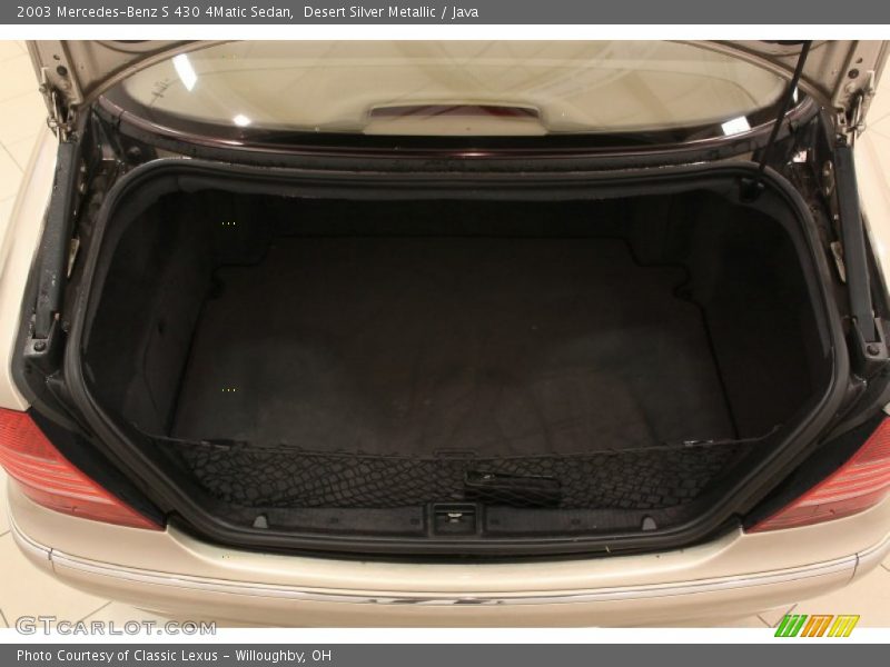 Desert Silver Metallic / Java 2003 Mercedes-Benz S 430 4Matic Sedan