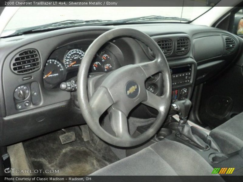 Silverstone Metallic / Ebony 2008 Chevrolet TrailBlazer LT 4x4