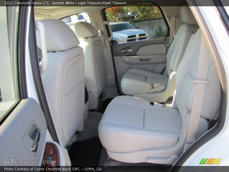 Summit White / Light Titanium/Dark Titanium 2012 Chevrolet Tahoe LTZ
