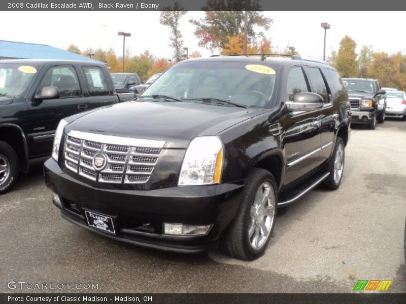 Black Raven / Ebony 2008 Cadillac Escalade AWD