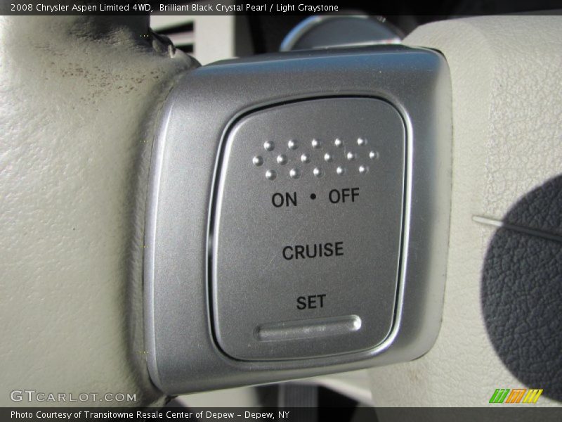 Brilliant Black Crystal Pearl / Light Graystone 2008 Chrysler Aspen Limited 4WD