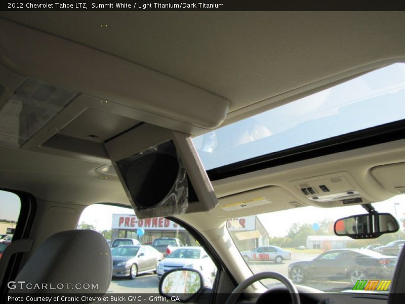 Summit White / Light Titanium/Dark Titanium 2012 Chevrolet Tahoe LTZ