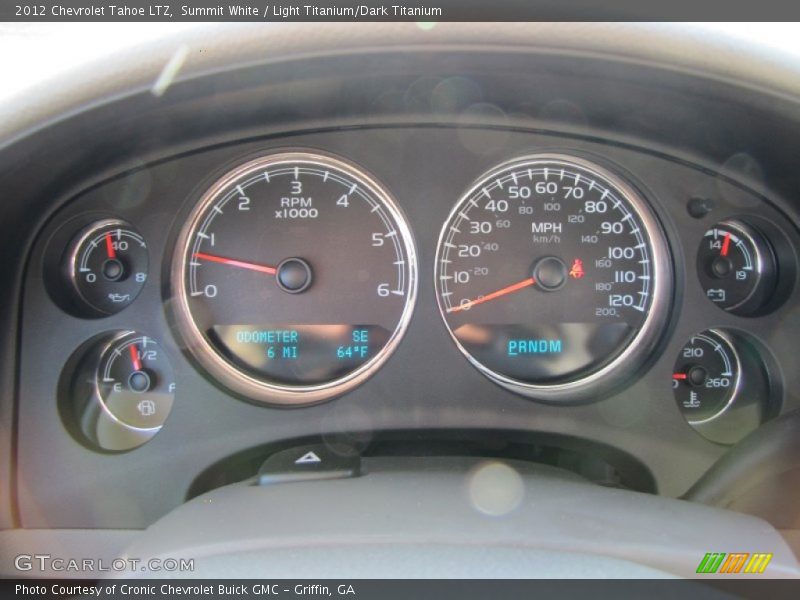  2012 Tahoe LTZ LTZ Gauges