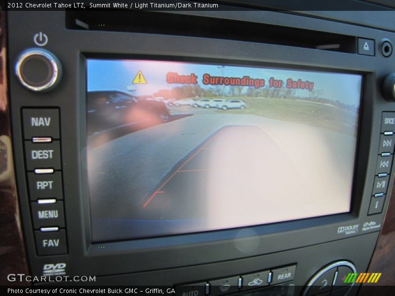 Summit White / Light Titanium/Dark Titanium 2012 Chevrolet Tahoe LTZ