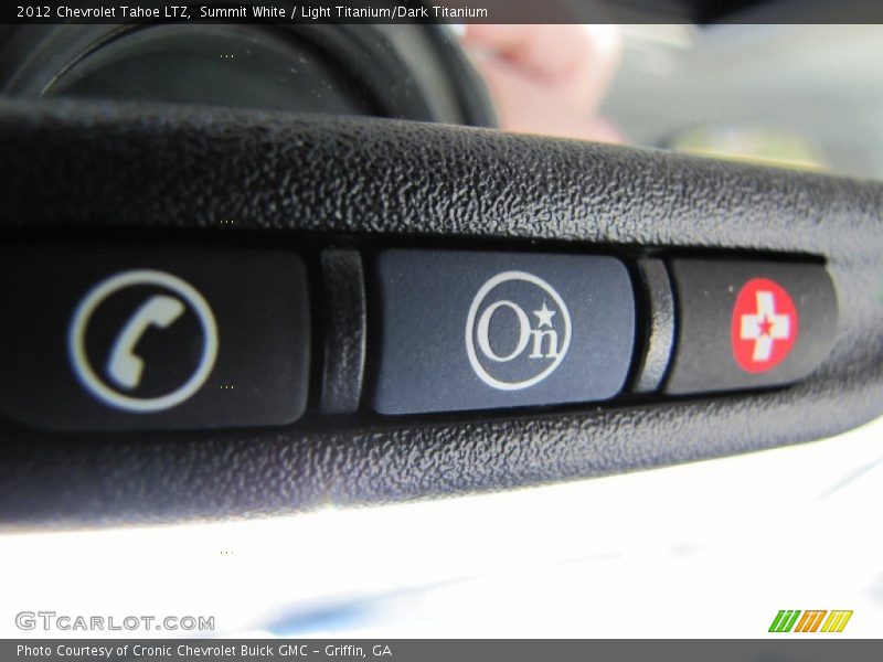 Summit White / Light Titanium/Dark Titanium 2012 Chevrolet Tahoe LTZ