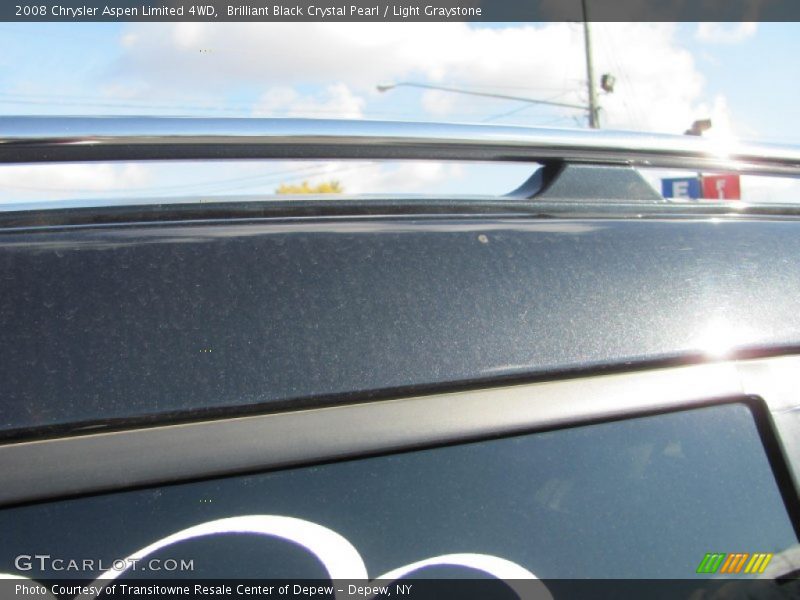 Brilliant Black Crystal Pearl / Light Graystone 2008 Chrysler Aspen Limited 4WD