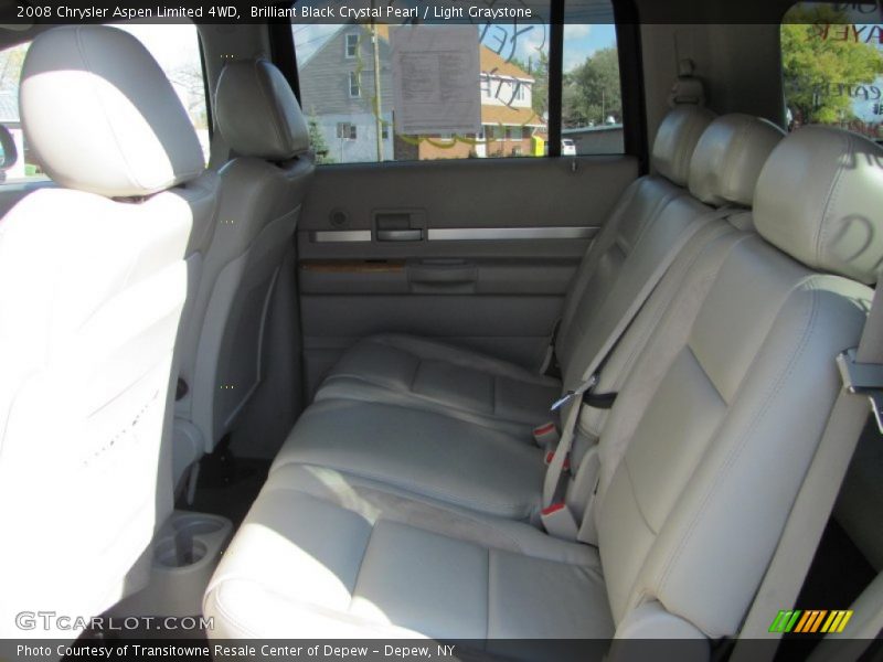 Brilliant Black Crystal Pearl / Light Graystone 2008 Chrysler Aspen Limited 4WD