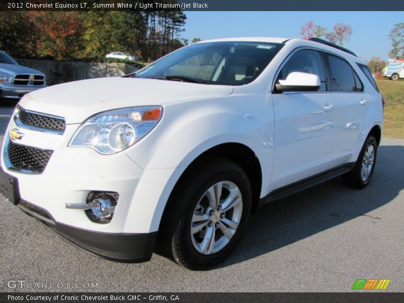 Summit White / Light Titanium/Jet Black 2012 Chevrolet Equinox LT