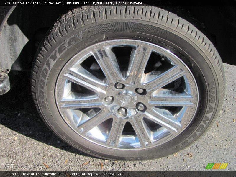 Brilliant Black Crystal Pearl / Light Graystone 2008 Chrysler Aspen Limited 4WD