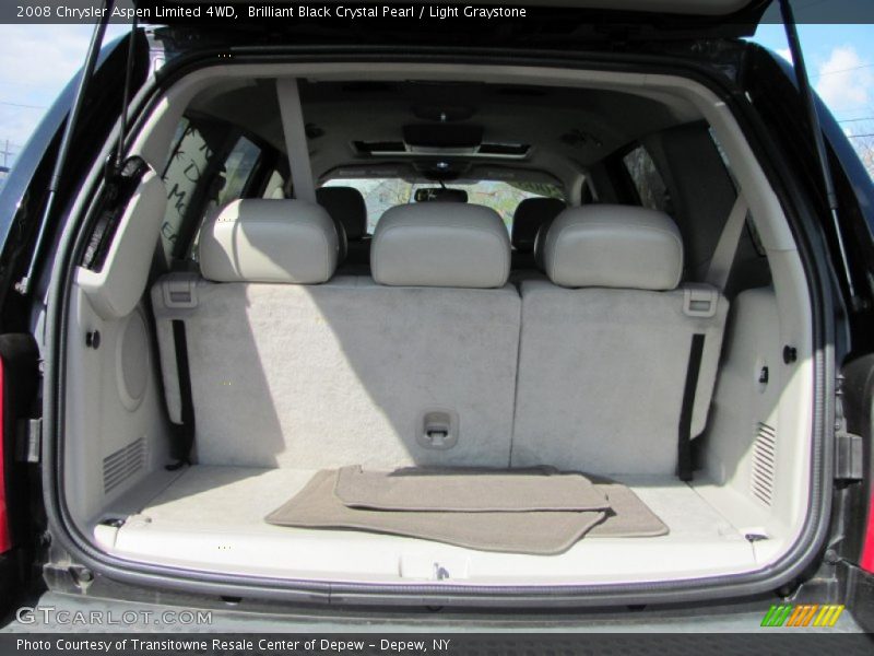 Brilliant Black Crystal Pearl / Light Graystone 2008 Chrysler Aspen Limited 4WD