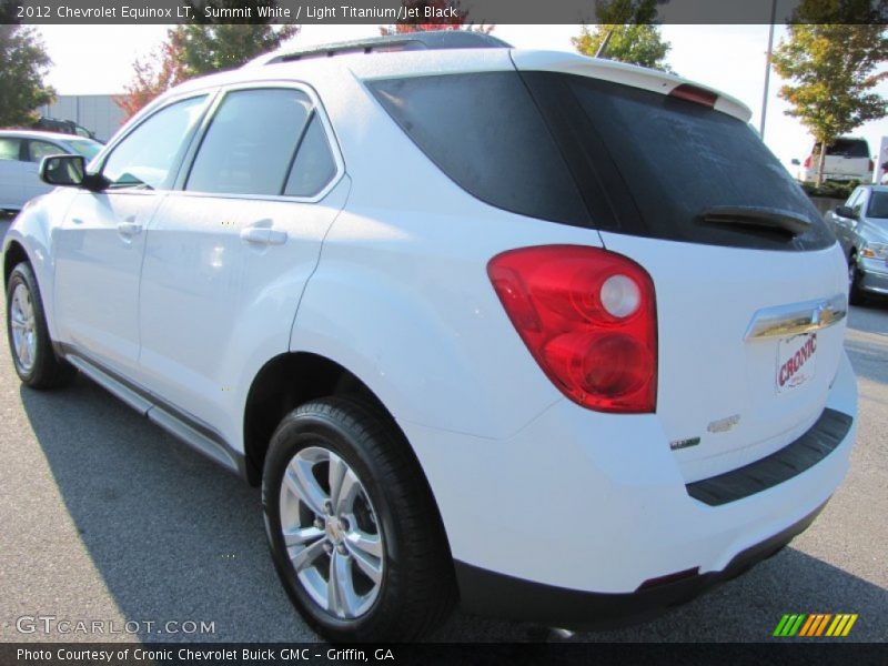 Summit White / Light Titanium/Jet Black 2012 Chevrolet Equinox LT