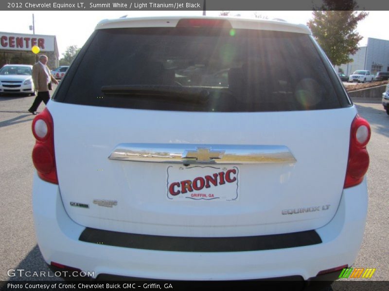 Summit White / Light Titanium/Jet Black 2012 Chevrolet Equinox LT