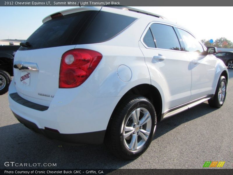 Summit White / Light Titanium/Jet Black 2012 Chevrolet Equinox LT