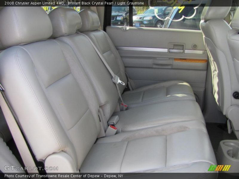 Brilliant Black Crystal Pearl / Light Graystone 2008 Chrysler Aspen Limited 4WD