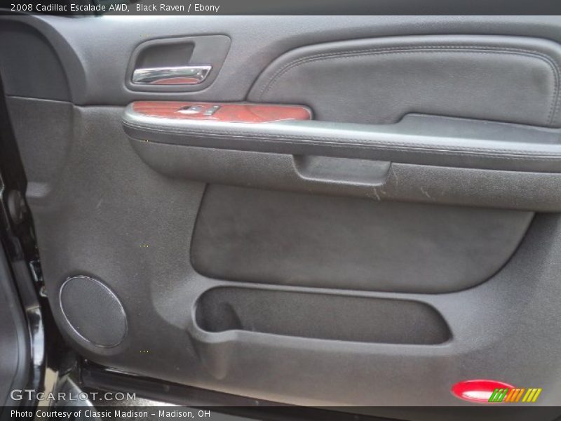 Black Raven / Ebony 2008 Cadillac Escalade AWD