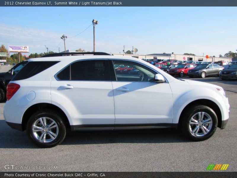 Summit White / Light Titanium/Jet Black 2012 Chevrolet Equinox LT