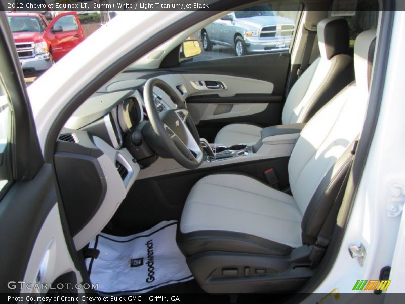 Summit White / Light Titanium/Jet Black 2012 Chevrolet Equinox LT