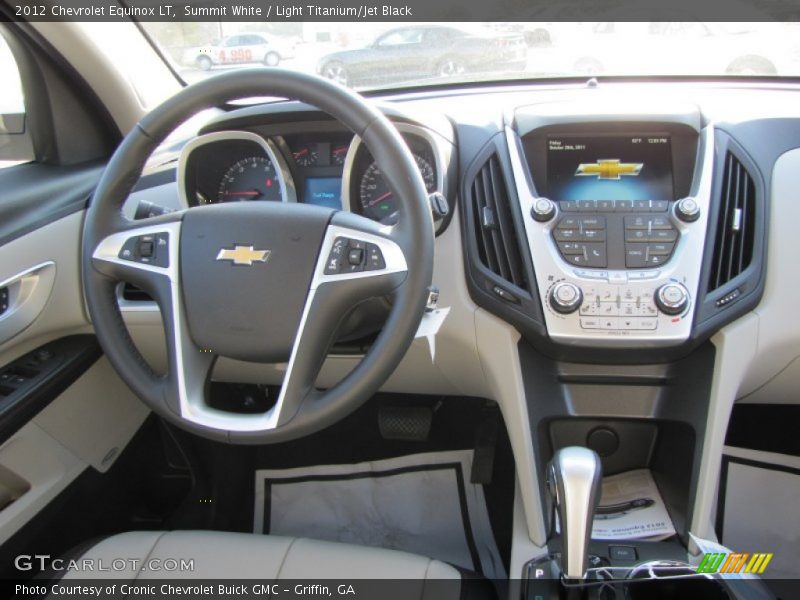 Summit White / Light Titanium/Jet Black 2012 Chevrolet Equinox LT