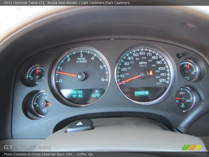 Mocha Steel Metallic / Light Cashmere/Dark Cashmere 2011 Chevrolet Tahoe LTZ