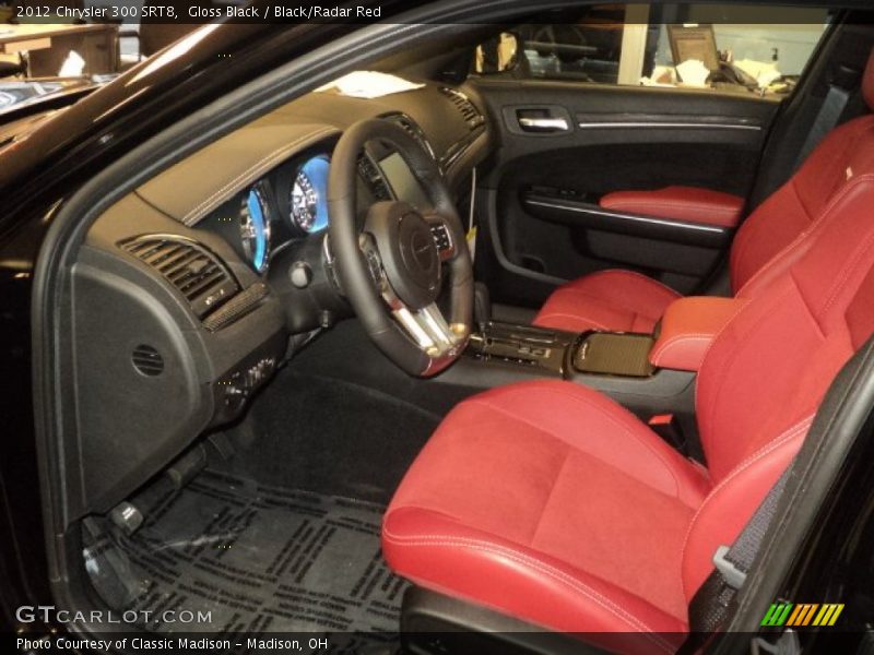  2012 300 SRT8 Black/Radar Red Interior