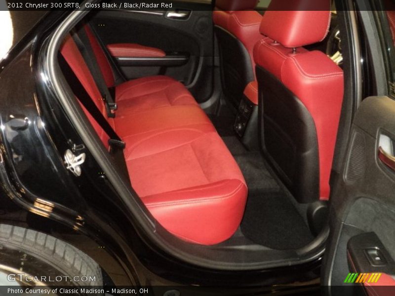  2012 300 SRT8 Black/Radar Red Interior