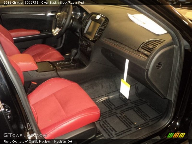  2012 300 SRT8 Black/Radar Red Interior