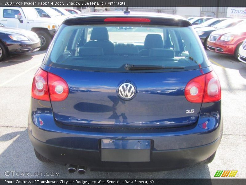 Shadow Blue Metallic / Anthracite 2007 Volkswagen Rabbit 4 Door