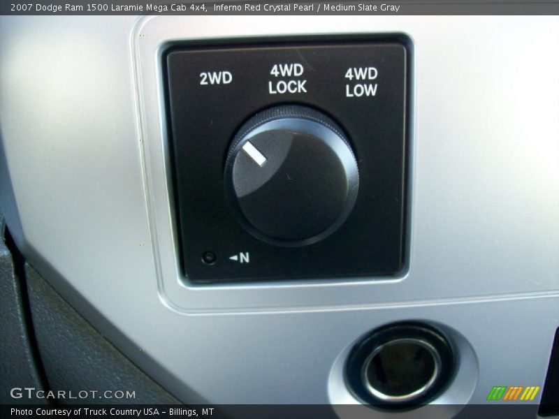 Inferno Red Crystal Pearl / Medium Slate Gray 2007 Dodge Ram 1500 Laramie Mega Cab 4x4