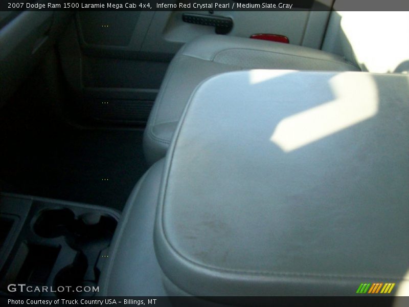 Inferno Red Crystal Pearl / Medium Slate Gray 2007 Dodge Ram 1500 Laramie Mega Cab 4x4