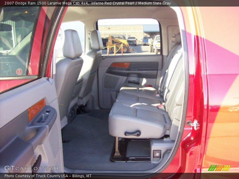 Inferno Red Crystal Pearl / Medium Slate Gray 2007 Dodge Ram 1500 Laramie Mega Cab 4x4
