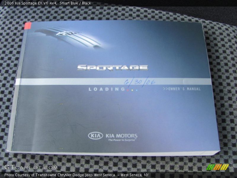 Smart Blue / Black 2006 Kia Sportage EX V6 4x4