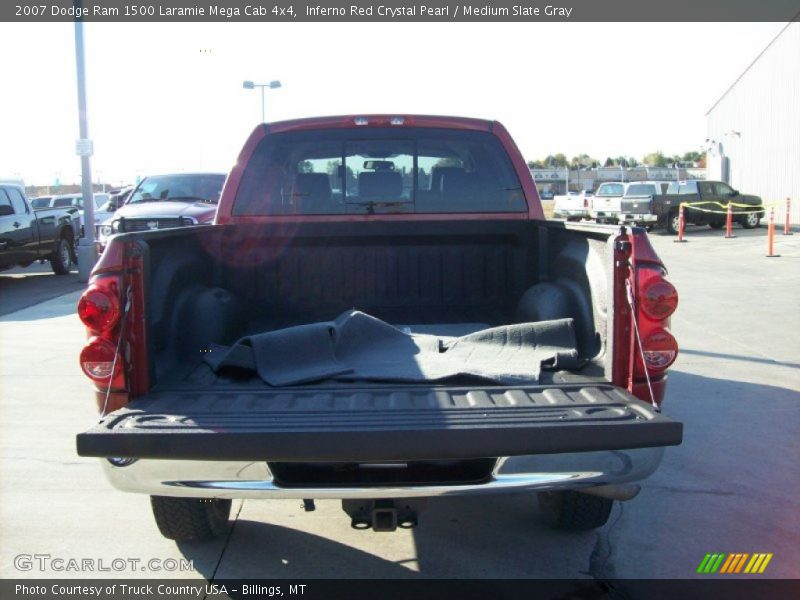 Inferno Red Crystal Pearl / Medium Slate Gray 2007 Dodge Ram 1500 Laramie Mega Cab 4x4
