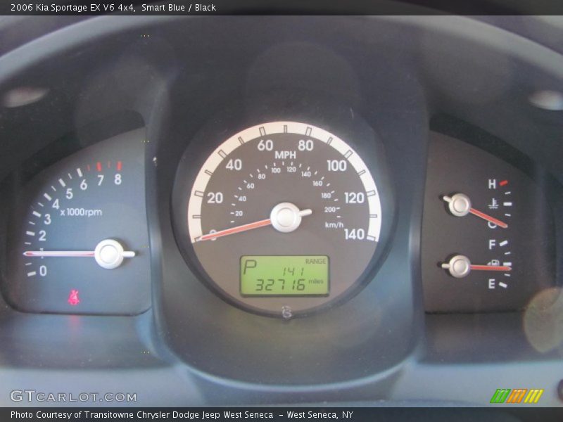 Smart Blue / Black 2006 Kia Sportage EX V6 4x4