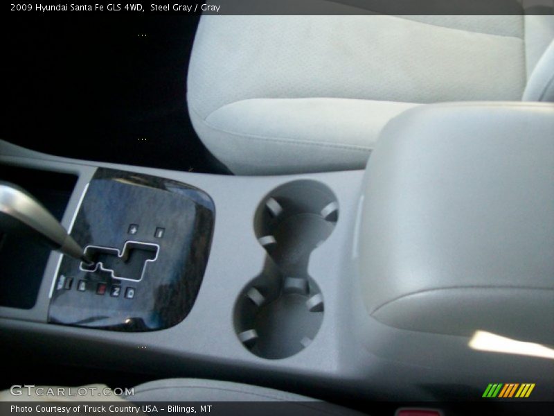 Steel Gray / Gray 2009 Hyundai Santa Fe GLS 4WD