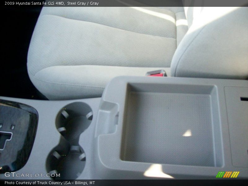 Steel Gray / Gray 2009 Hyundai Santa Fe GLS 4WD