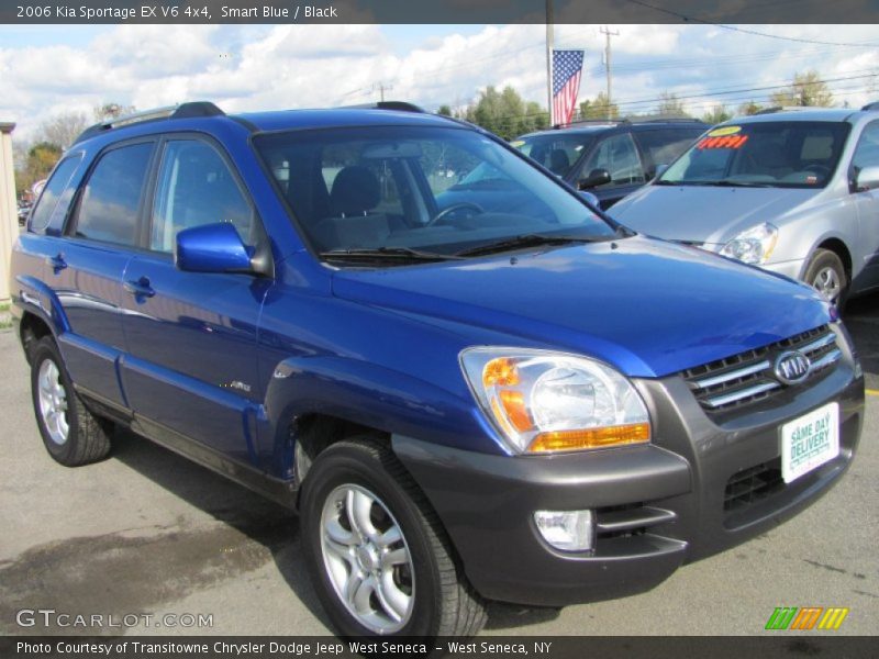 Smart Blue / Black 2006 Kia Sportage EX V6 4x4