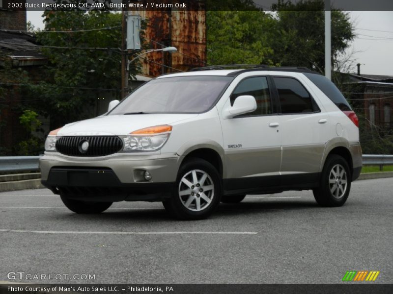 Bright White / Medium Oak 2002 Buick Rendezvous CXL AWD