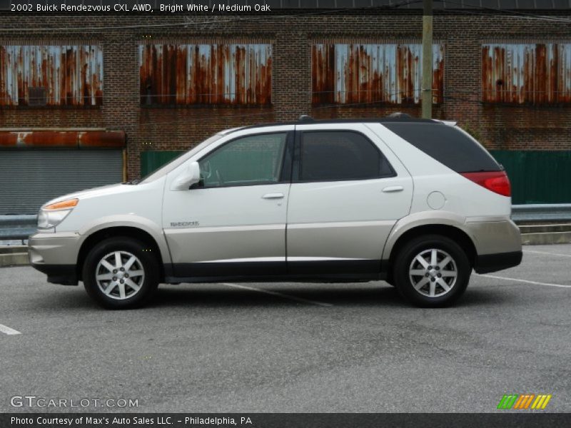 Bright White / Medium Oak 2002 Buick Rendezvous CXL AWD