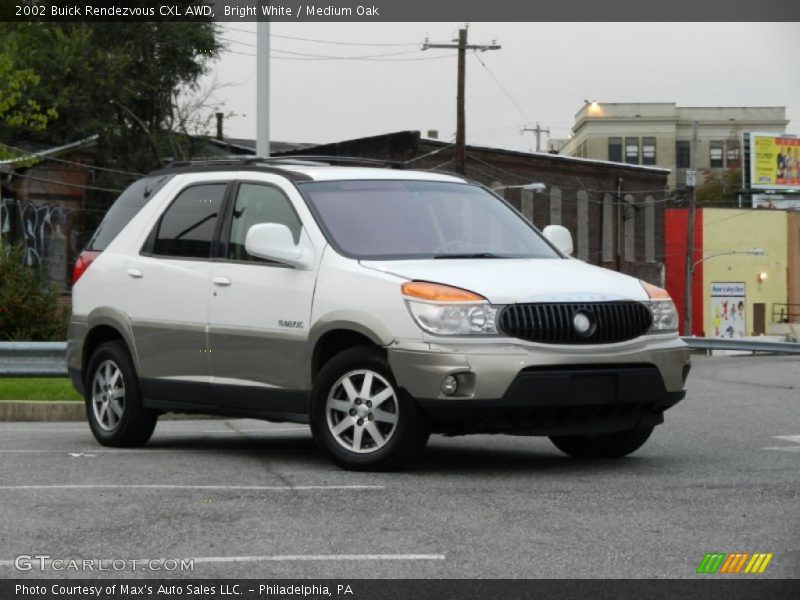 Bright White / Medium Oak 2002 Buick Rendezvous CXL AWD