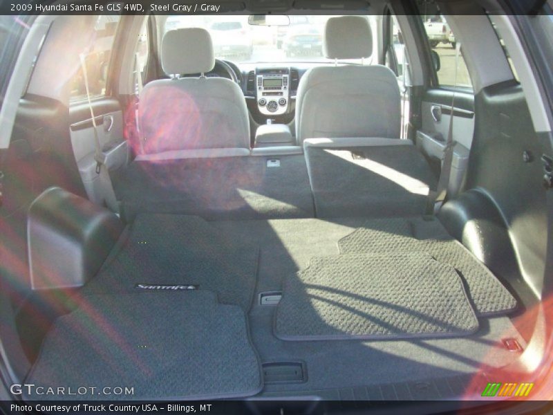 Steel Gray / Gray 2009 Hyundai Santa Fe GLS 4WD