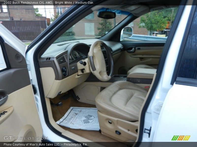 Bright White / Medium Oak 2002 Buick Rendezvous CXL AWD